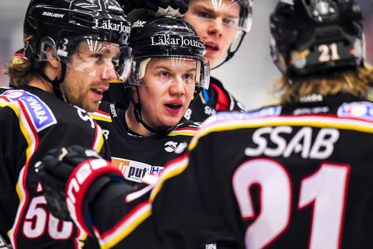 Luleås Toni Rajala jublar