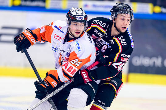 Karlskronas Jimmy Andersson och Luleås Johan Harju