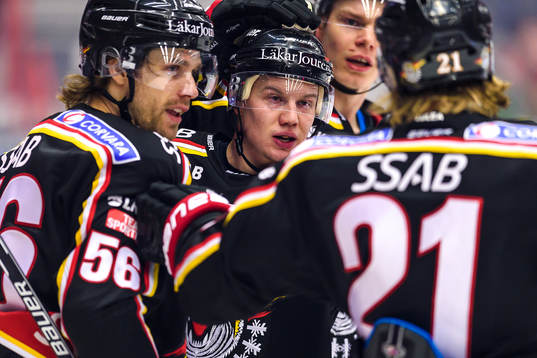 Luleås Toni Rajala jublar