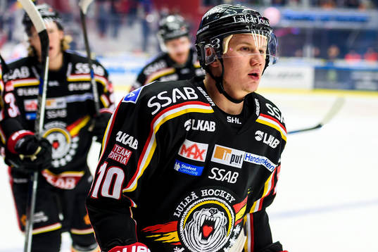 Luleås Toni Rajala jublar