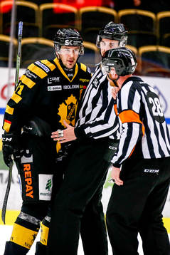 Skellefteås Jimmie Ericsson var arg på domaren Mikael Holm