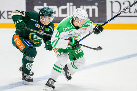Färjestads John Persson och Rögles David Åslin