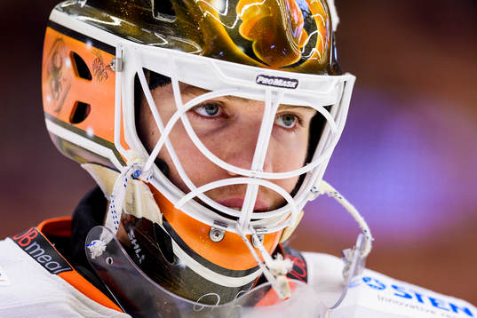 Karlskronas målvakt Linus Fernström
