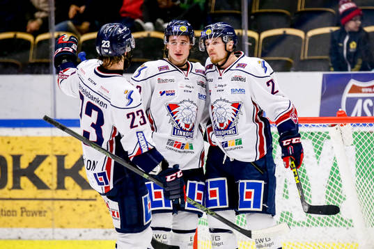 Linköpings Niklas Persson, Jacob Lilja och Nick Sörenssen