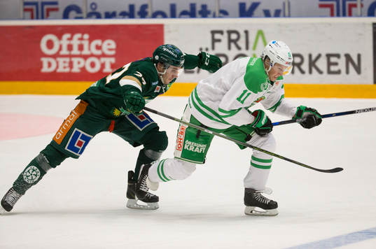 Färjestads John Persson och Rögles David Åslin