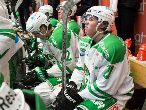 Rögles Alexander Lunsjö och Sebastian Wännström  deppar