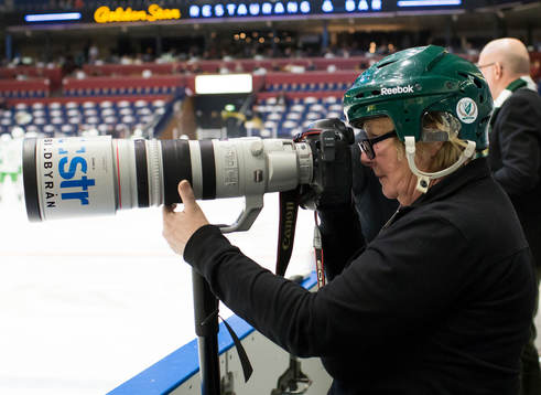 Anna-Lena Bergqvist fotograferar
