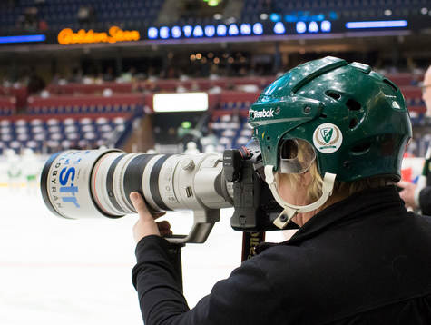Anna-Lena Bergqvist fotograferar