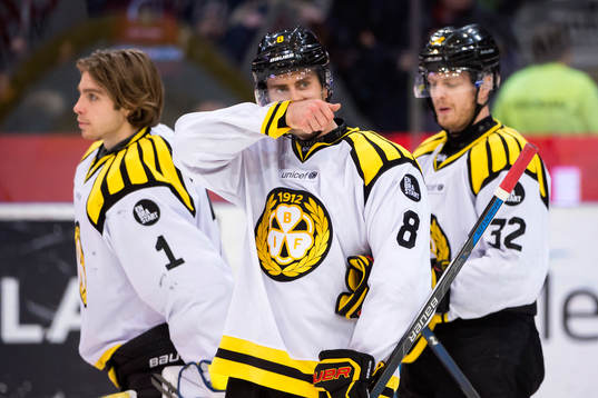 Brynäs Mathias Porseland deppar