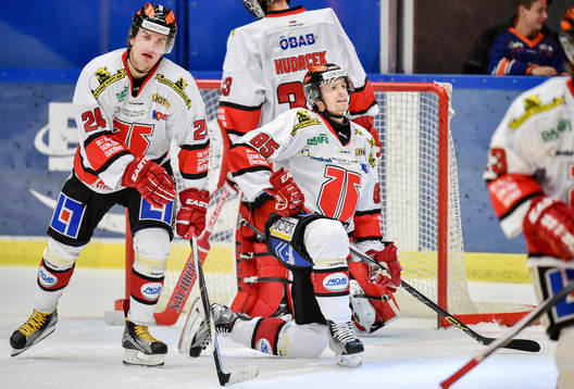 Örebros Petr Zamorsky  och Kalle Olsson deppar