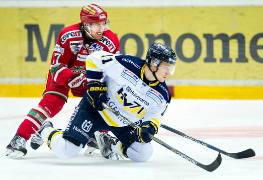 Modos Peter Öberg och HV71s Simon Önerud