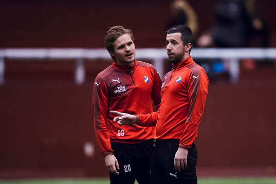 Östers Joel Rajalakso och Denis Velic