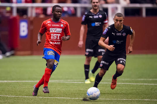 Östers Isaac Shaze och Jordan Larsson