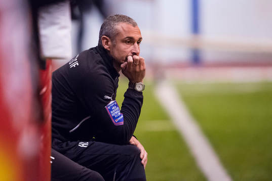 Helsingborgs manager Henrik Larsson deppar