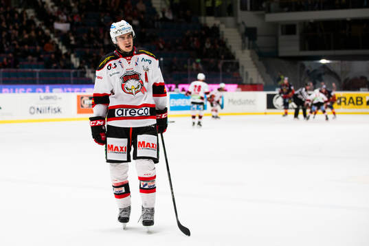 Malmö Redhawks Nils Andersson ser deppig ut