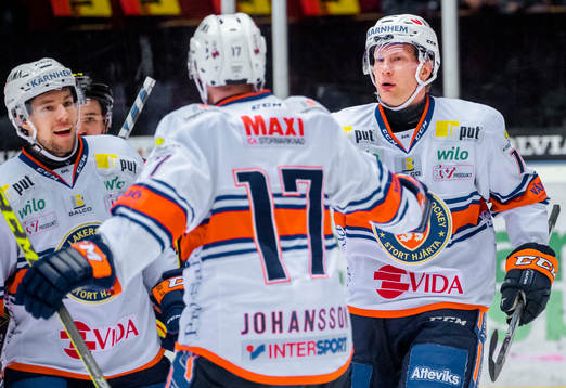 Växjös Robert Rosén , Alexander Johansson och Richard