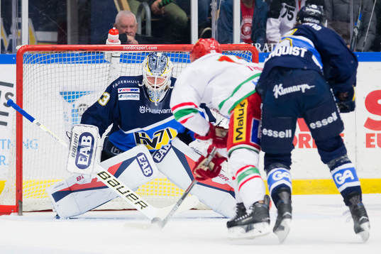 s målvakt Fredrik Pettersson-Wentzel räddar
