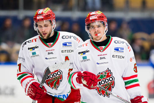 Modos Oscar Hedman och Emil Djuse deppar
