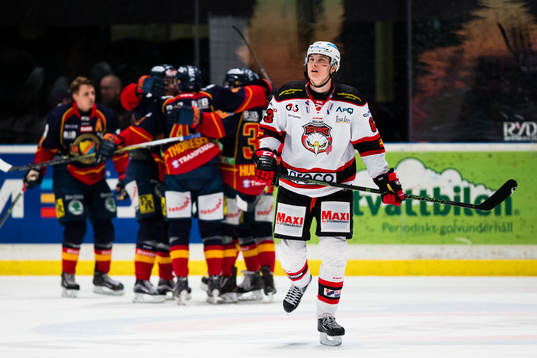 Malmö Redhawks Nicklas Jadeland ser deppig ut