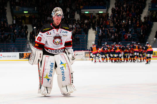 Malmö Redhawks målvakt Pontus Sjögren lämnar isen