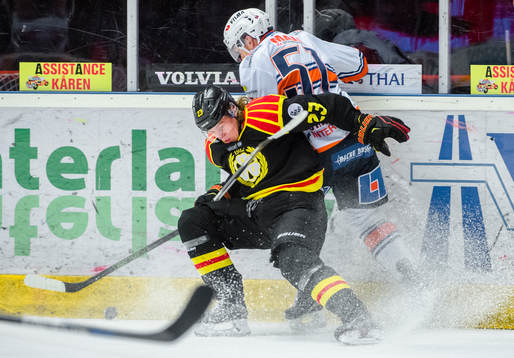 Brynäs Lucas Carlsson och Växjös Joey Crabb