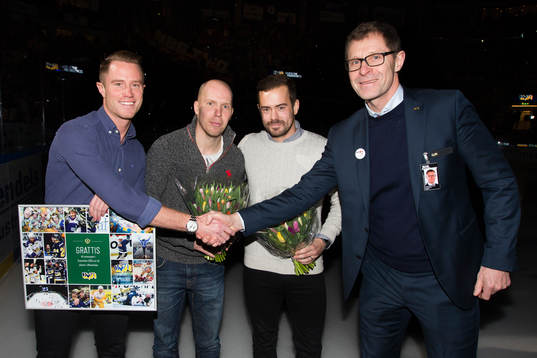 Jönköping Södras Tommy Thelin, Viktor Rönneklev och