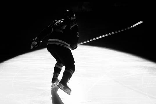 Brynäs Jörgen Sundqvist före ishockeymatchen i SHL