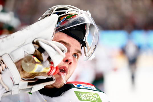 Frölundas målvakt Johan Gustafsson