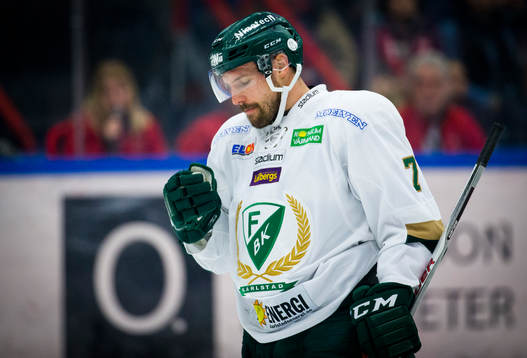 Färjestads Jonas Holös deppar