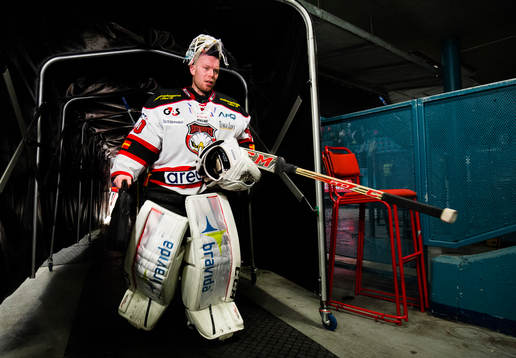 Malmö Redhawks målvakt Pontus Sjögren lämnar isen