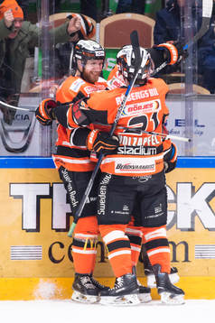 Karlskronas Julien Brouillette jublar
