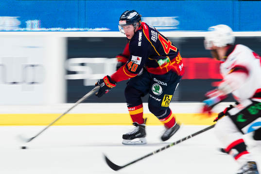 Djurgårdens Tomi Sallinen med pucken