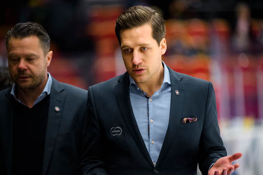 Växjös tränare Sam Hallam