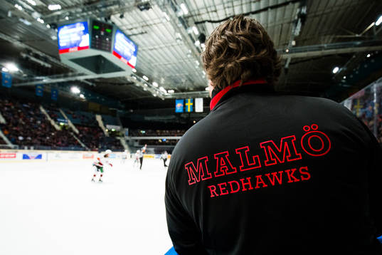 Ryggen på Malmö Redhawks materialförvaltare