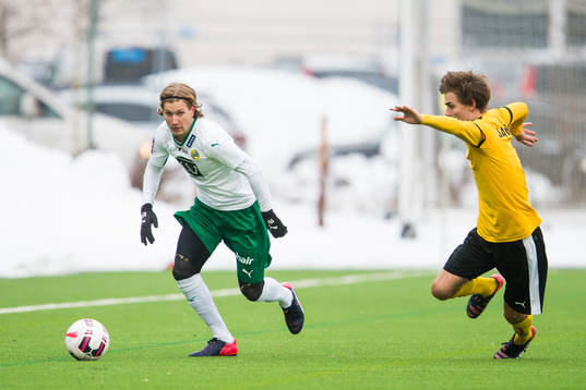 Hammarbys Oliver Silverholt och KuPS Saku Savolainen