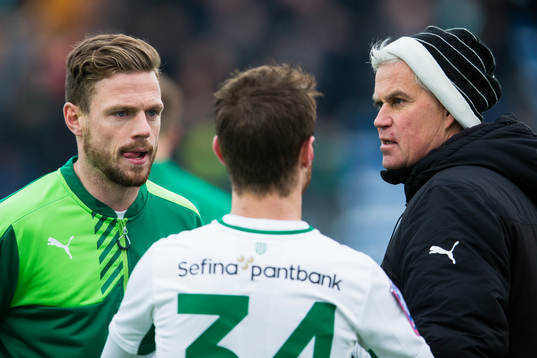 Hammarbys Arnor Smarason, Måns Söderqvist och tränare