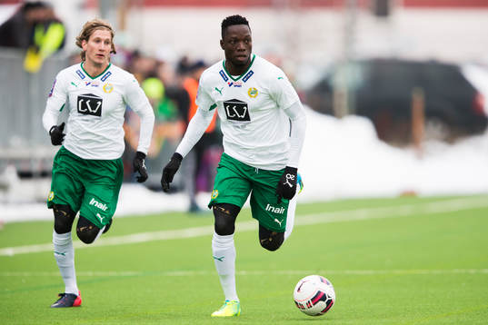 Hammarbys Oliver Silverholt och Amadayia Rennie