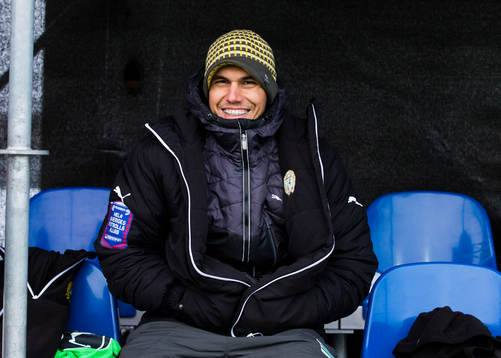 Hammarbys Alexssander Medeiros de Azeredo, ej omklädd,