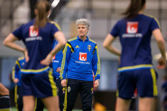 Sveriges förbundskapten Pia Sundhage