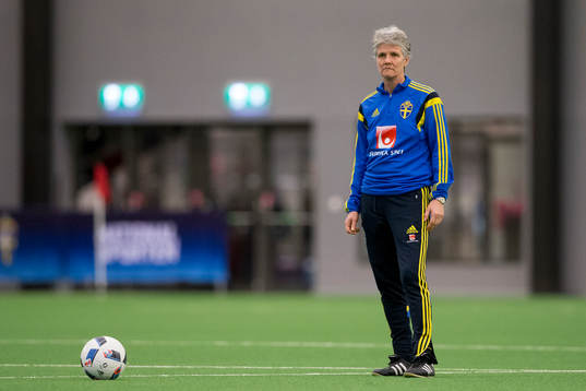 Sveriges förbundskapten Pia Sundhage