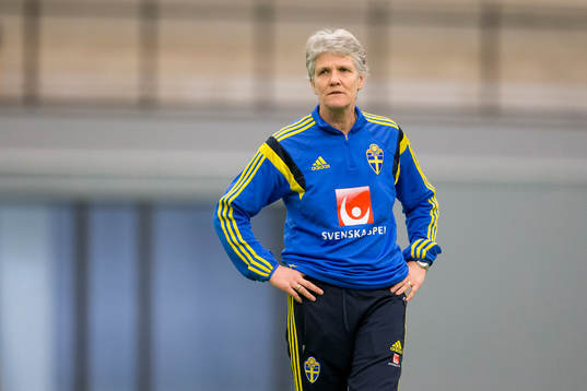 Sveriges förbundskapten Pia Sundhage
