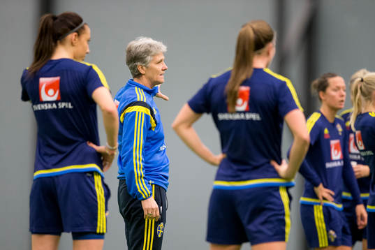Sveriges förbundskapten Pia Sundhage