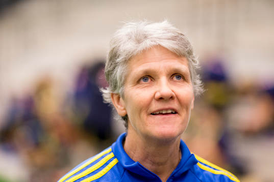 Sveriges förbundskapten Pia Sundhage