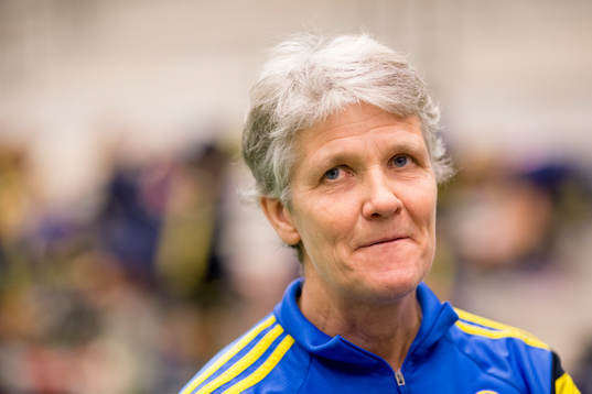Sveriges förbundskapten Pia Sundhage