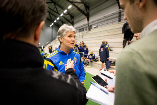 Sveriges förbundskapten Pia Sundhage