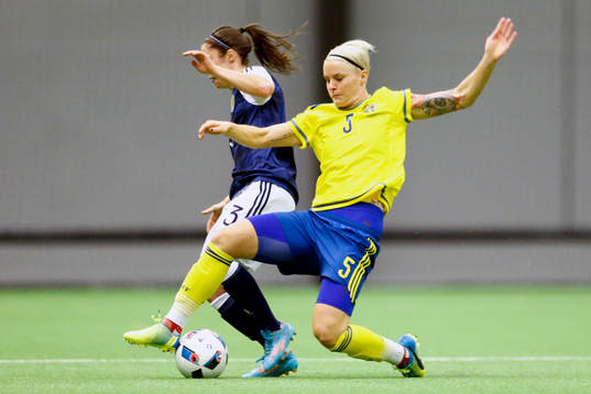 Sveriges Nilla Fischer och Skottlands Jane Ross