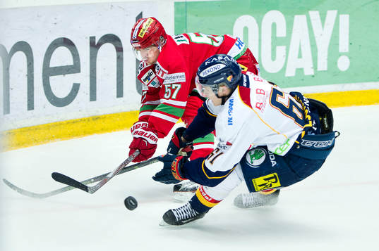 Modos Emil Djuse och Djurgårdens Markus Ljungh