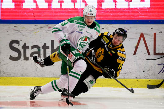 Rögles Jesper Williamsson och Skellefteås Adam Pettersson