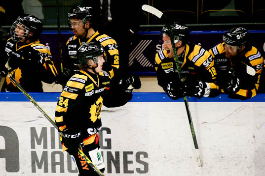 Skellefteås Andreas Wingerli jublar