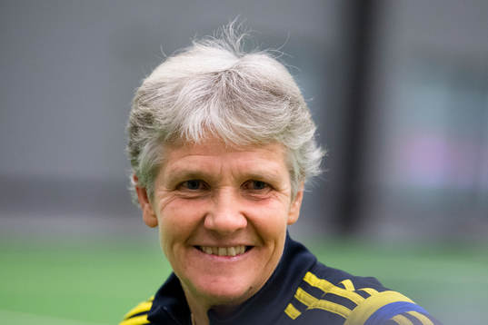 Sveriges förbundskapten Pia Sundhage
